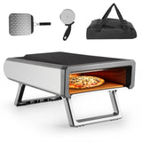 GARVEE Gas-Pizzaofen mit Regler und Schlauch, tragbarer Outdoor-Pizzaofen – Ideal für den Garten, für die Zubereitung von neapolitanischer Pizza zu Hause