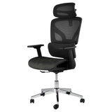 Garvee Ergonomischer High-Back Mesh Bürostuhl Mit 4D Armlehnen, Lendenstütze Für Home Office, Verstellbare Sitzhöhe, Schwarz - schwarz