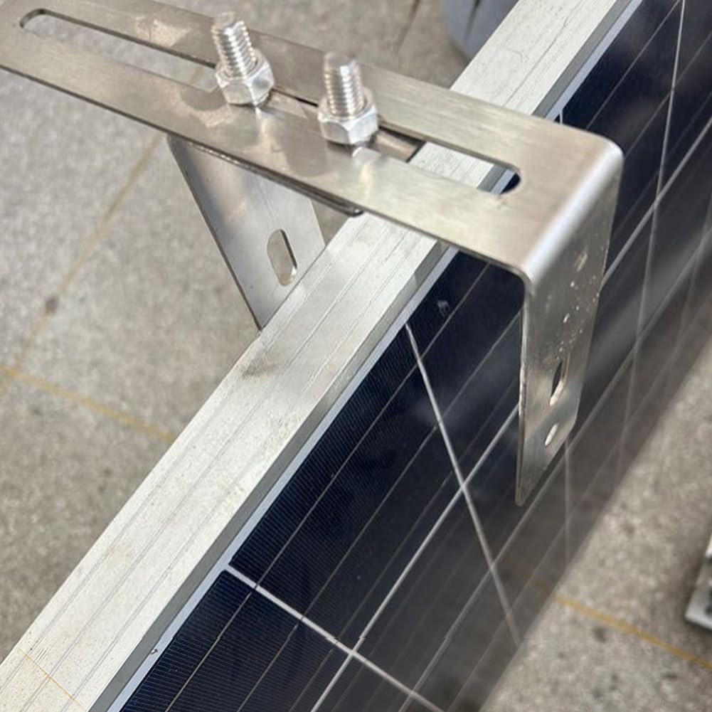 Edelstahl Solarpanel Haken Set Zubehör Schrauben