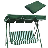 Garvee Schaukelstuhl Dach Ersatz 3-4 Sitzer, Wasserdicht, Winddicht, Reißfest, Für Garten & Veranda - Grün