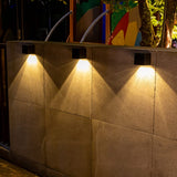 Garvee Solar-Wandlicht Mit Farbwechsel, IP65 Wasserdicht, Aluminiumgehäuse, RGB & Warmlicht Für Garten & Terrasse, Kabellos