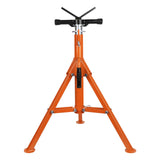 Garvee Rohrständer V-Kopf Höhenverstellbar 71-132 cm, 1200KG Tragfähigkeit, Klappbar Stahl Allzweckbuchse für Schweißprojekte Automobilbau - 