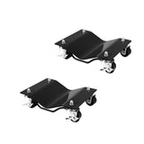 Garvee Auto Dolly Set 2 Stk 5000 LBS Tragkraft Verstärkte Stahlplatten 3 Zoll Nylonräder Für Garage & Werkstatt Schwarz - 