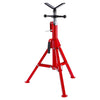 Garvee V-Head Rohrständer, höhenverstellbar 71–132 cm, 1134 kg Tragkraft, tragbarer, faltbarer Rahmen aus Karbonstahl, für den industriellen Einsatz, schwarz