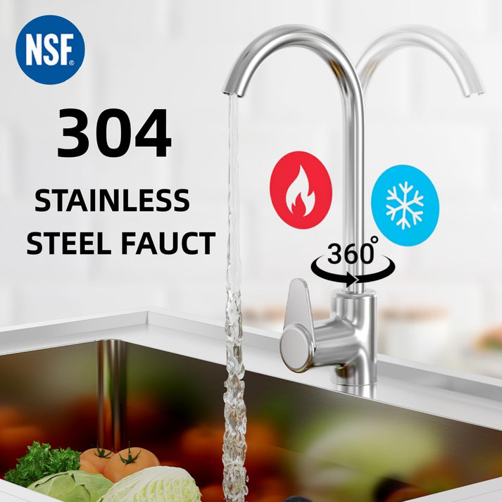 Hochwertige Edelstahlkonstruktion und polierte Oberfläche