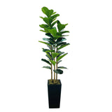 Garvee 5FT Künstlicher Baum Indoor, Realistisches Design, Wartungsfrei, Vielseitig Für Zuhause & Büro, Grün - Default Title