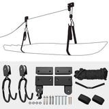 Garvee Decken-Pulley-System Für Kajak & Kanu, 120 lbs Kapazität, Outdoor, Langlebiges Material, Aufbewahrungsgurt