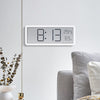 GARVEE Digitaler Wecker Mit LCD-Display, Multifunktional, Ultrathin, Weiß Für Schlafzimmer, Nachttischuhr