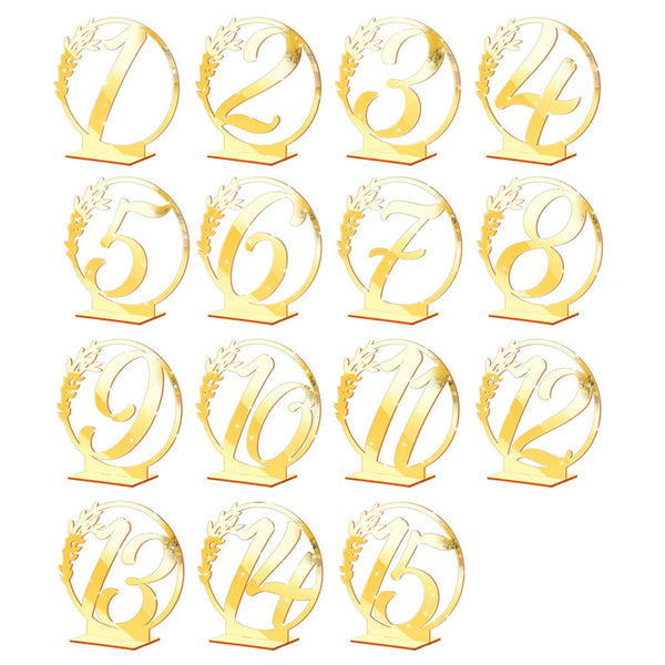 Tischnummern für Gastronomie und Hochzeiten