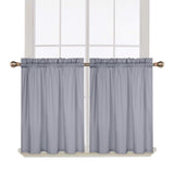 Garvee Boho Fensterbehang Samt Gardinen Mit Quasten Für Kleine Fenster Küche Büro Schlafzimmer 52"x15" Ingwer