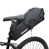 Garvee Fahrrad-Satteltasche 16L Wasserdicht Robustes Material Für Rennrad Mountainbike Schwarz