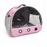 Garvee Kleine Transporttasche für Meerschweinchen Tragbare Reisetasche für Hamster, Kaninchen, Lgel, Sugar Glider, für Mehrere Haustiere Geeignet, Kompaktes Format, Rosa