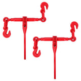 Garvee 2 Stahl Ratschenketten Spanner 1179 kg Traglast, 20,8 cm Griff, Rot Beschichtet, für 3/8-5/40,6 cm Ketten, Abschleppen & Ladungssicherung