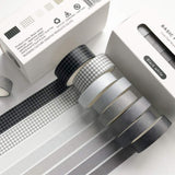 Garvee 8 Rollen Washi Klebeband Bunt 3M Für Verpackung & Dekoration, Langanhaltende Farben, Leicht Teilbar