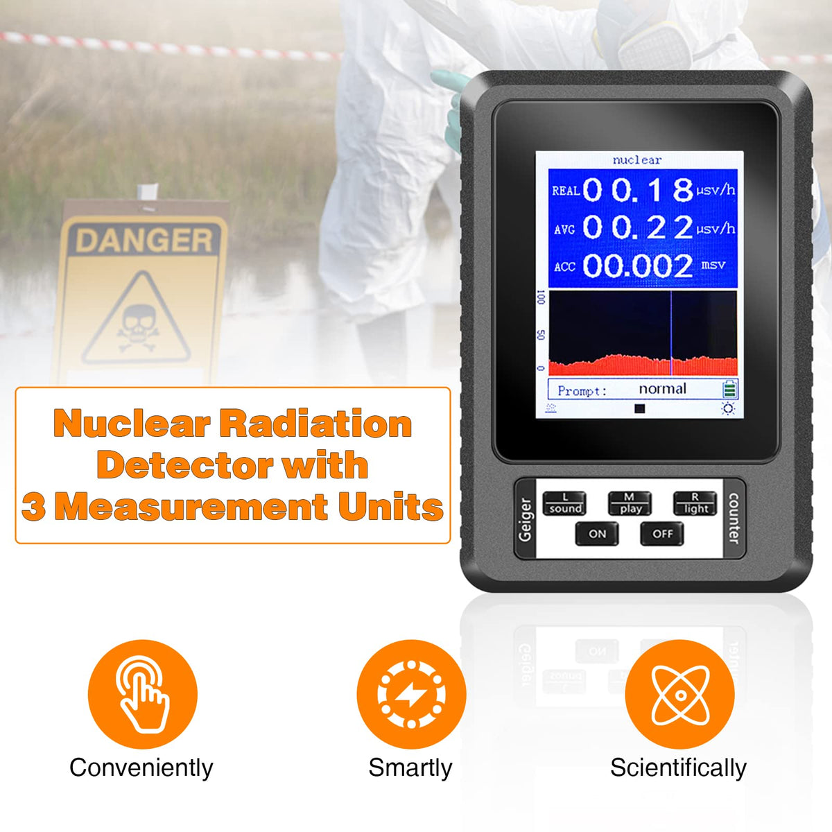 Geiger Counter Messbereich Anwendung