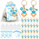 GARVEE 20er Set Schlüsselanhänger Fußabdrücke Geschenke Babyparty Taufe