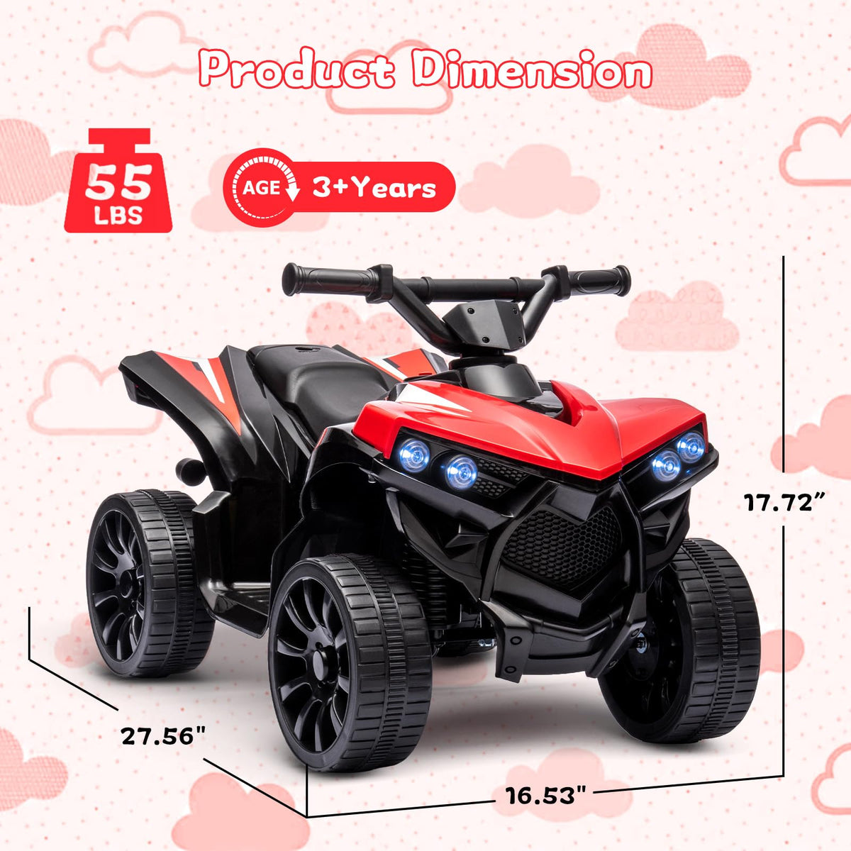 Quad avec batterie 6 V