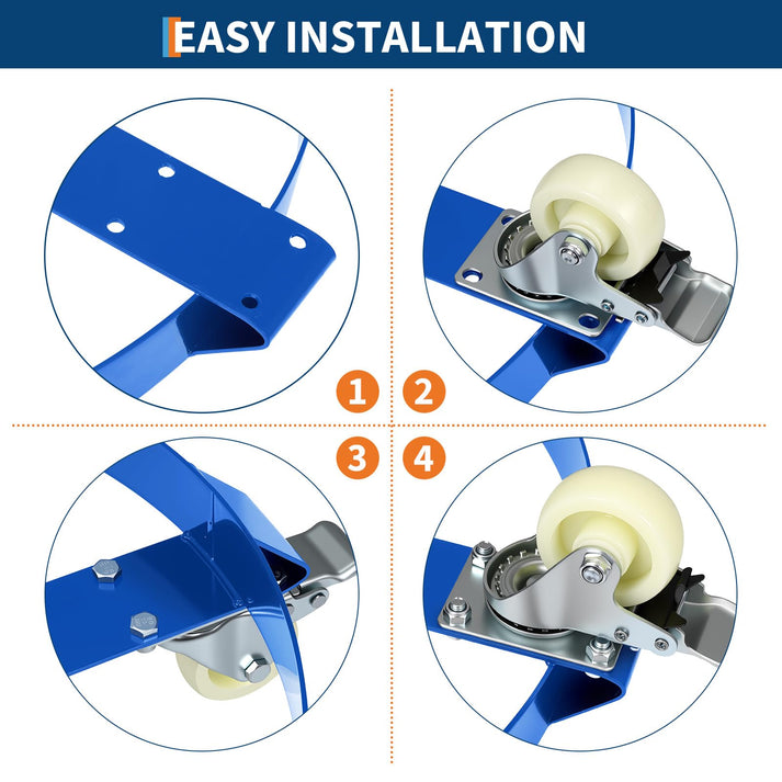 Einfache Montage des Fasswagens