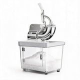 Garvee Leistungsstarker Eiscrusher 300W Mit Doppelte Edelstahlklinge Für Bar Restaurant Küche 50L Transparent - Weiß