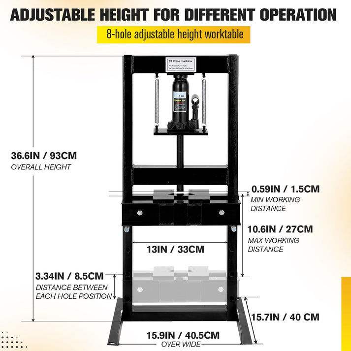 Verstellbarer Mehrpositions-Arbeitsbereich