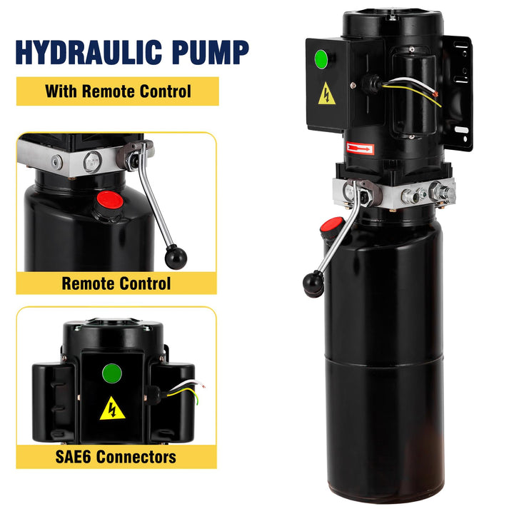 Vormontiertes elektrisches Hydraulikaggregat mit klarer Anleitung