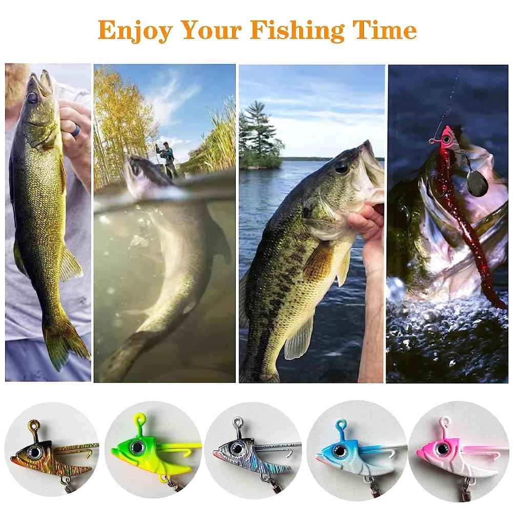 Swimbait Jigköpfe mit Haken