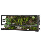 Garvee 50 Gal Glas Reptilien-Terrarium 36x18x18 Zoll - Anti-Escape, Vielseitig, Gehärtetes Glas, Top-Entlüftung, Sicher für Wüsten- & Regenwald