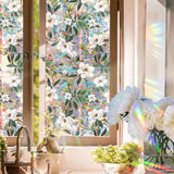 Garvee Fensterfolie Blickdicht Selbsthaftende Sichtschutzfolie 43x200 cm Bunt 3D Regenbogen Folie Anti-UV - Wie gezeigt