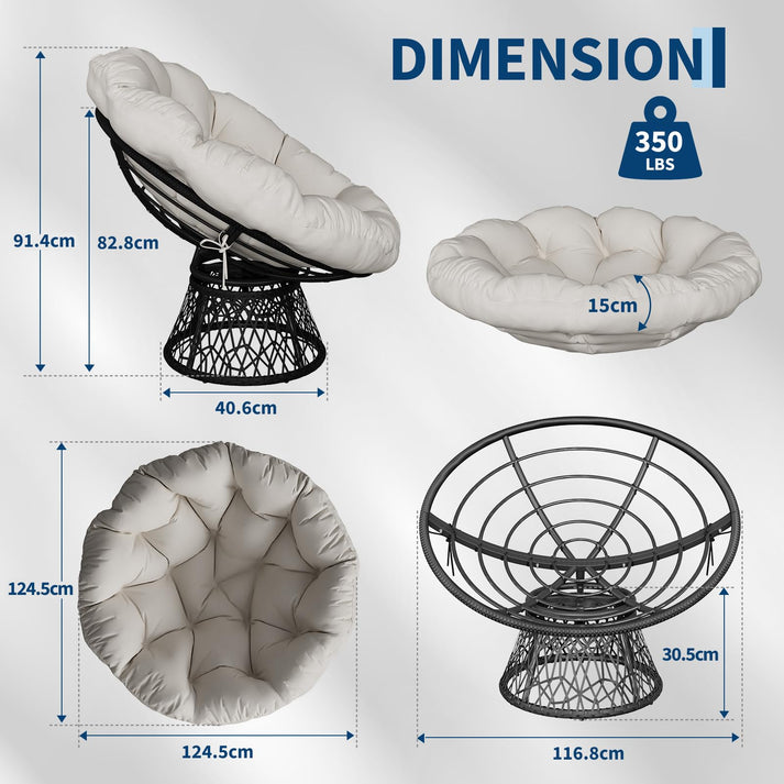 Sanfte 360° Drehfunktion