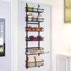 Garvee 6 Etagen Türorganizer Hängeorganizer, Metall Türregal Zum Einhängen, Tür Organizer Mit Einstellbaren Abnehmbaren Korb,Kitchen Organizer Regal,Tür Hängeregal Für Bad,Küche,Speisekammer,40 x 14.5 x 151 cm