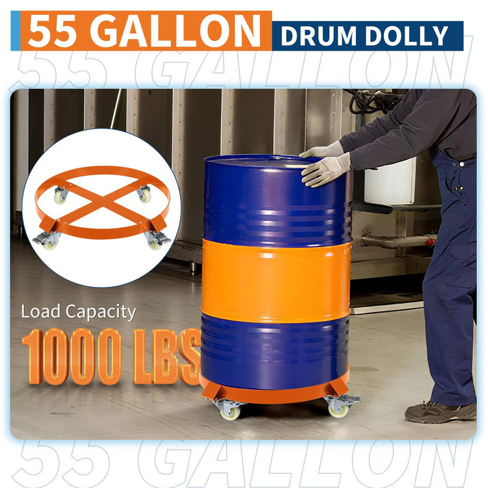 Schwerlast Fasswagen mit vollem Fass