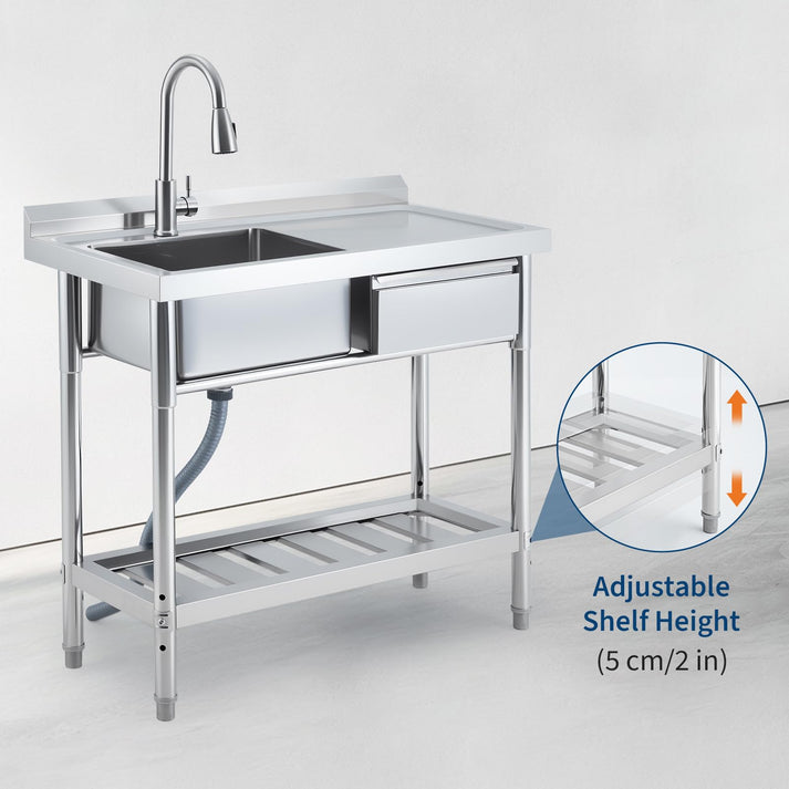 Verstellbare Beine für unebene Böden