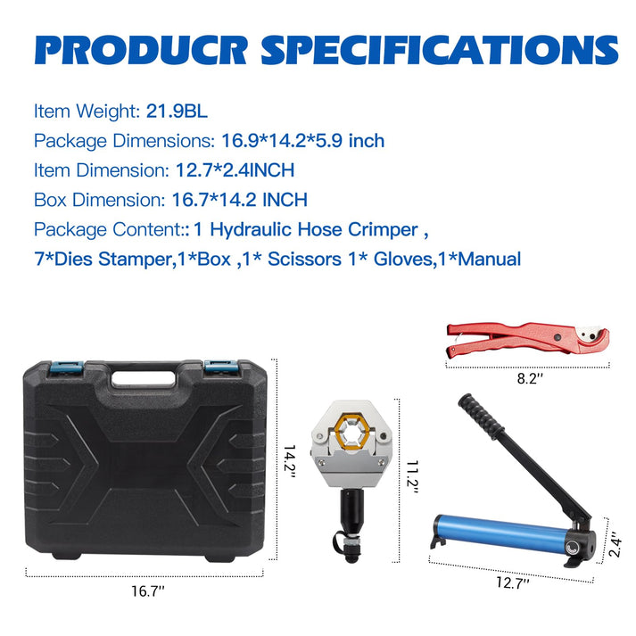 Komplettes Kit im Aufbewahrungskoffer
