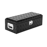 Garvee LKW-Werkzeugkiste 51 cm, Alubox mit Schloss, wasserdichte Transportbox für Pickup und Anhänger - Schwarz