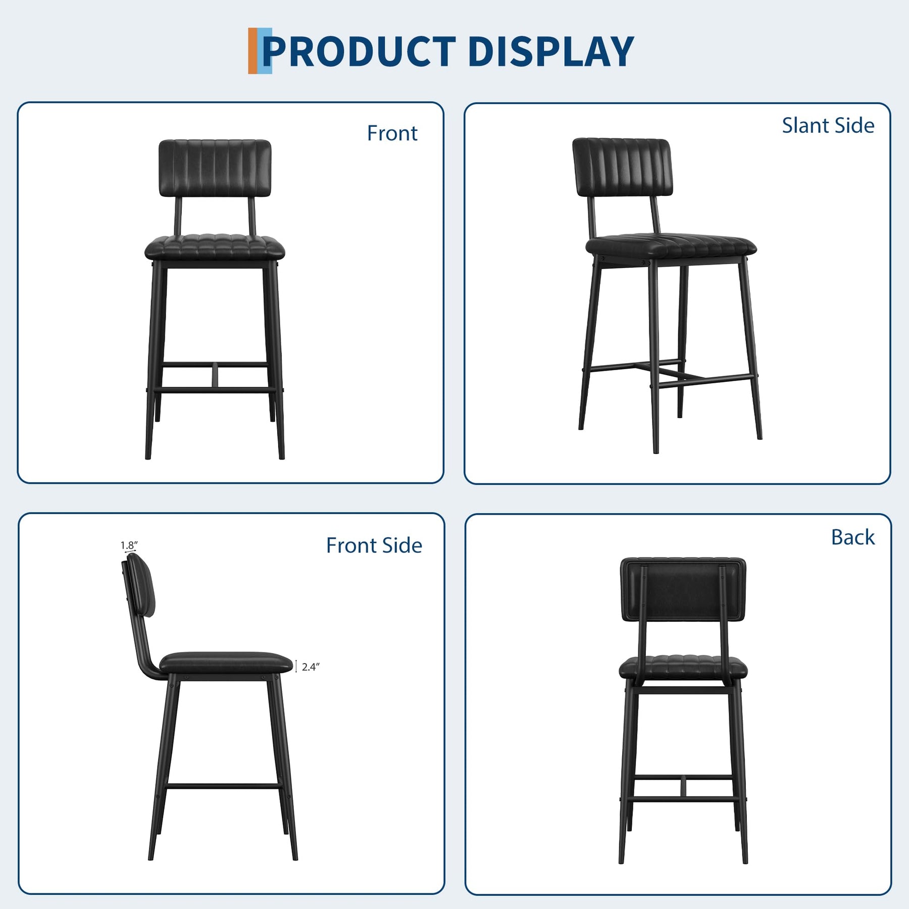 Modernes Steppdesign Hocker