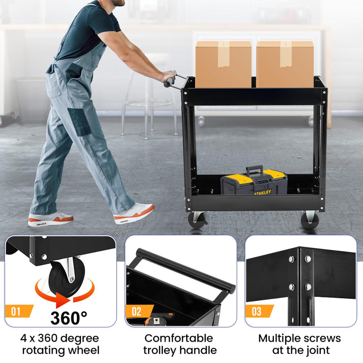 Ergonomischer Griff für einfaches Manövrieren