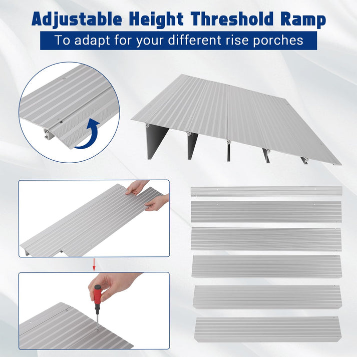 Höhenverstellbare Rampe