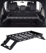 Garvee Heckgepäckträger für Wrangler JK JKU & JL JLU 2007-2025, 159 kg Tragkraft, Carbonstahl, Camping, Offroad, Schwarz