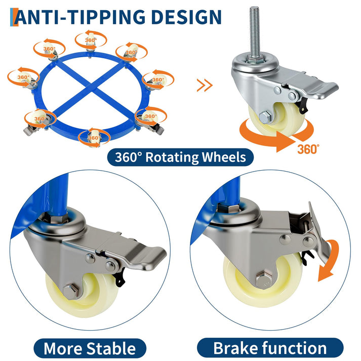 Detail des 8-Rollen-Systems