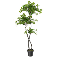 GARVEE Künstlicher Schwarzer Olivenbaum 150cm – UV-beständig, Wartungsfrei & Stilvoll Für Wohnzimmer, Büro & Outdoor-Dekoration