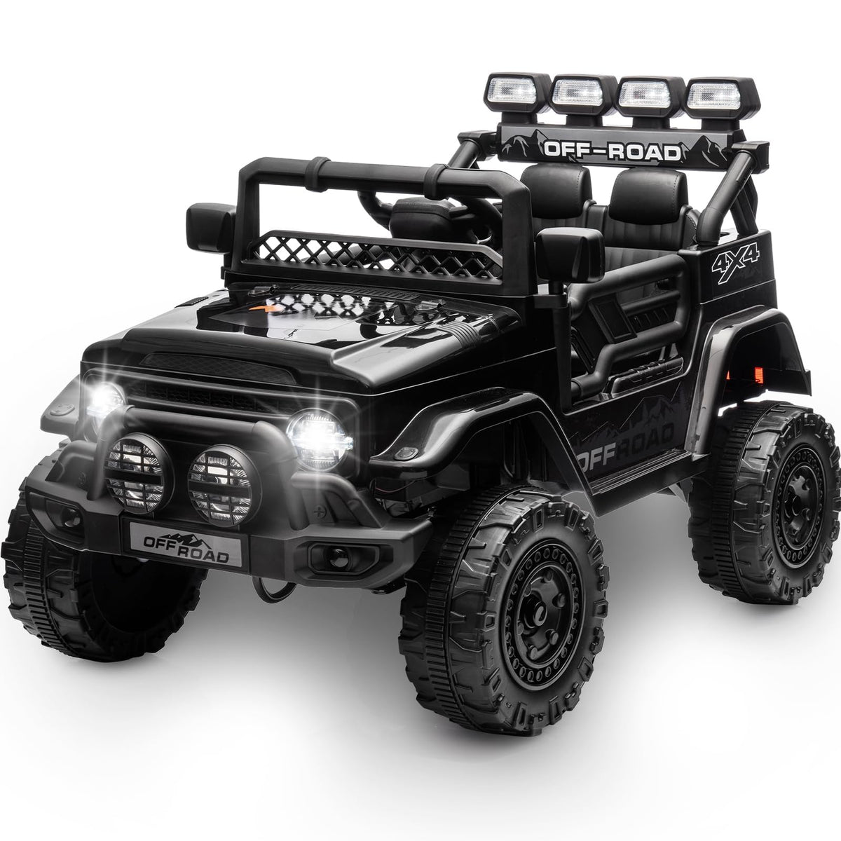 Garvee Elektroauto für Kinder 12 V Schwarz