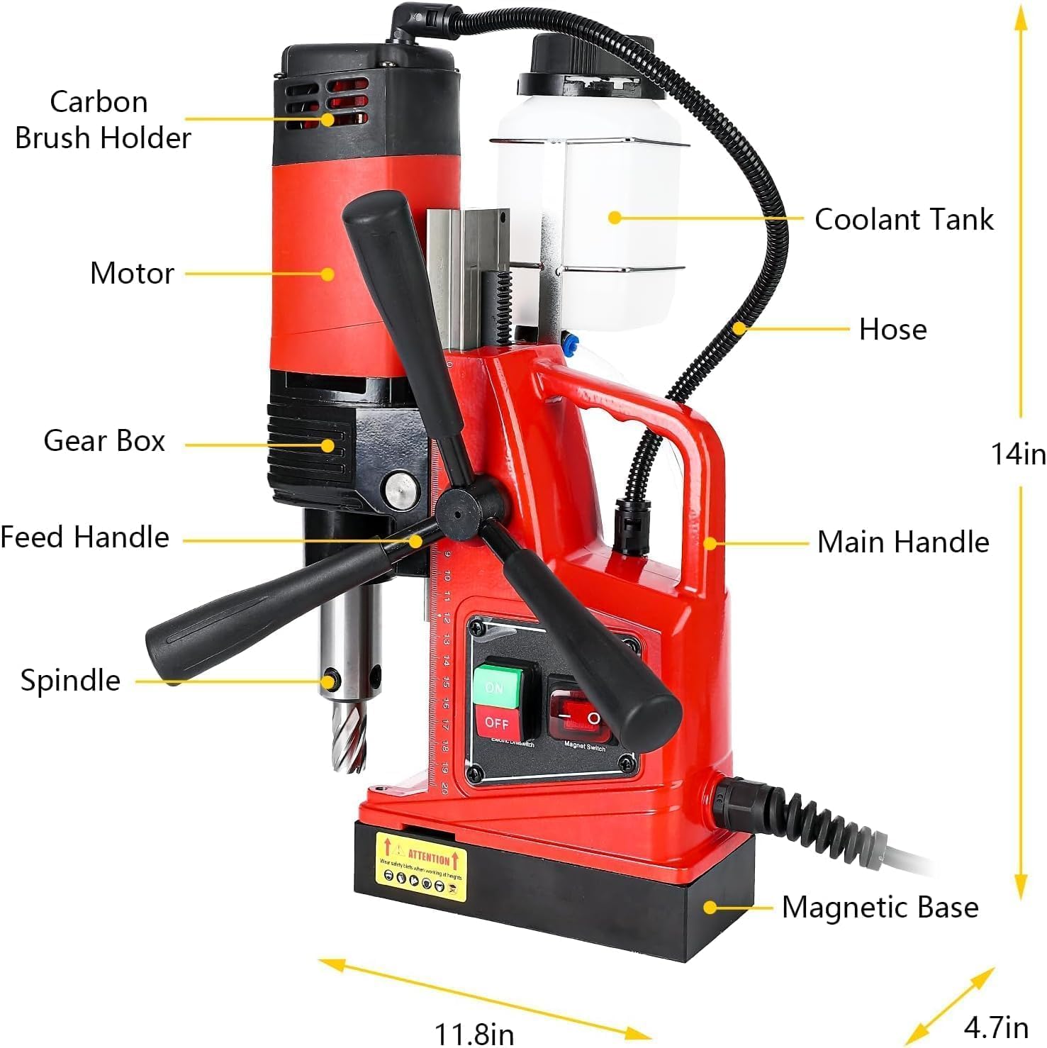 Magnetbohrmaschine ergonomischer Griff