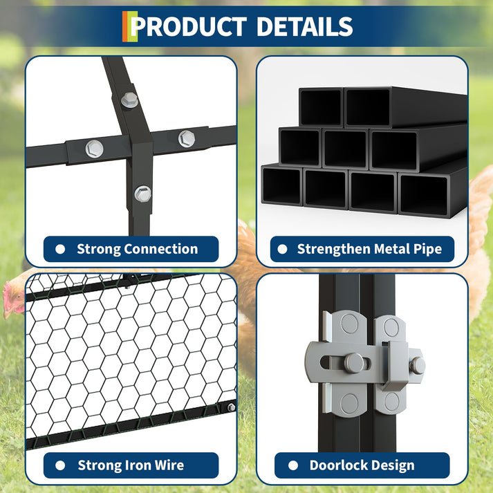 Robuster, verzinkter Stahlrahmen