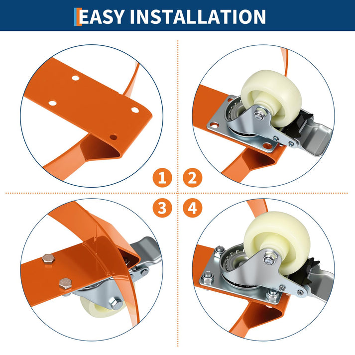 Einfache Montage des Fasswagens