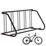 Garvee 5 Halter Boden Fahrradständer, Metall, Rostbeständig, Outdoor & Indoor, Für Garagen & Schulen, 100% Stahl, Platzsparend - Wie gezeigt