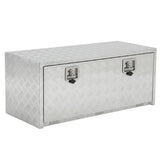 Garvee Unterflur Werkzeugbox 91×46 cm, Aluminium, Wasserdicht, Für Pickup, Anhänger & RV, Silber - Silber