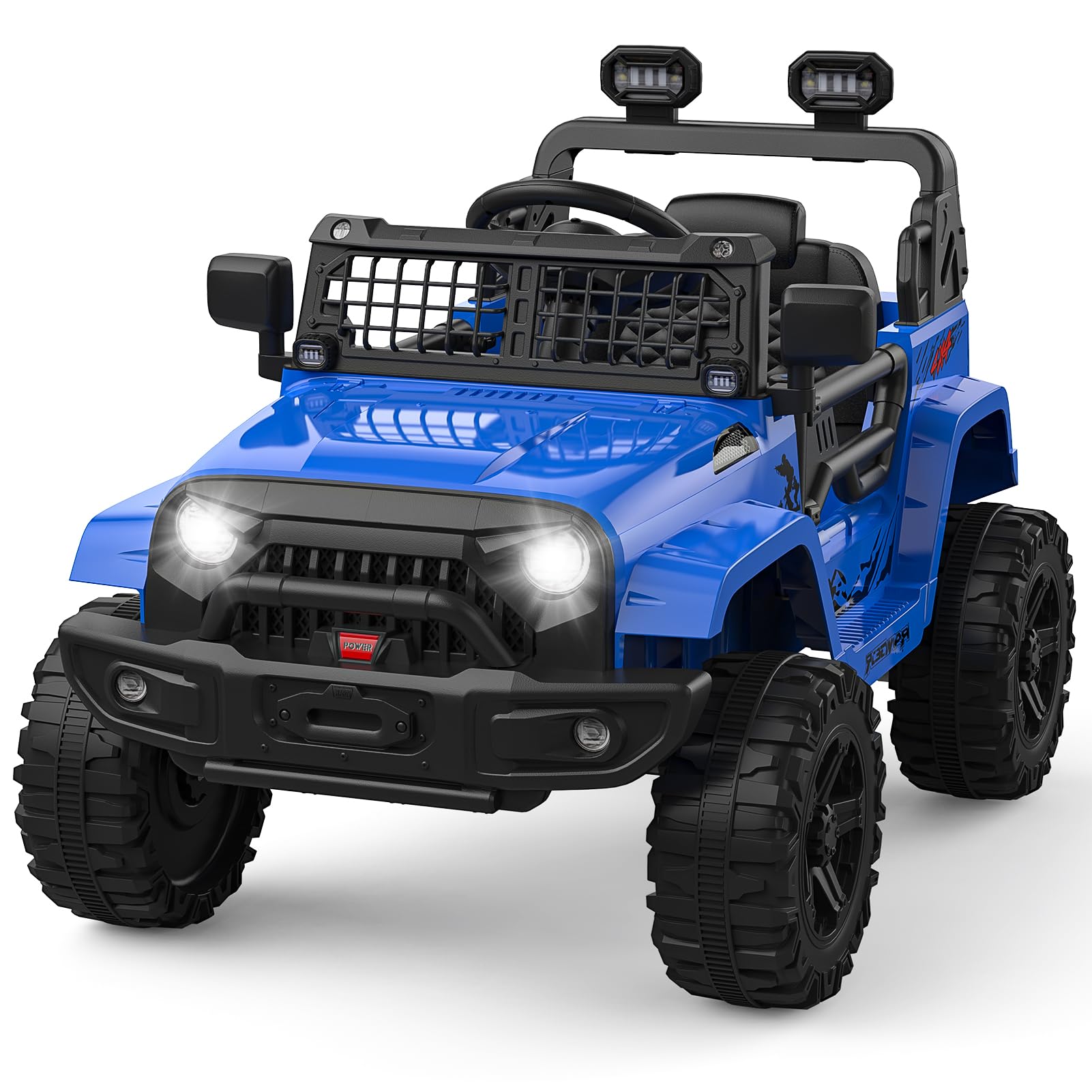 spielzeug elektroauto mit fernbedienung Garvee Blau 12V Kinder Elektroauto mit Fernbedienung Offroad