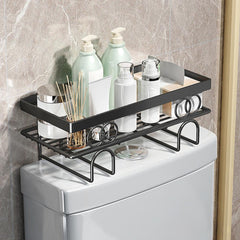 Garvee Toilettenregal Über Der Toilette Badezimmer Organizer, Metall Toilettenständer Toilettenpapierhalter, Toiletten Badezimmer Regal Über Die Toilette Aufbewahrungsregal Für Badezimmer, 34 x 15 x 16 cm