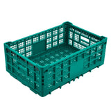 GARVEE 52-L-Aufbewahrungsbox, faltbar & stapelbar, 5er-Set, aus Polypropylen, Grün – für Garage, Küche & Büro - Grün