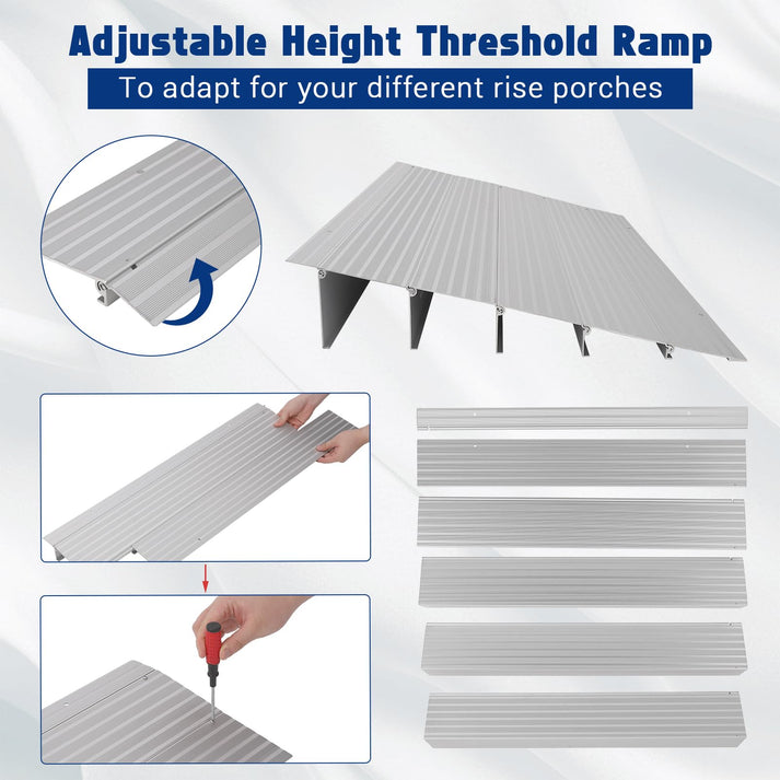 Höhenverstellbare Rampe